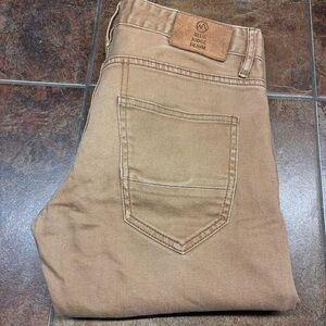 Blue Ridge Men's Brown Denim Jeans